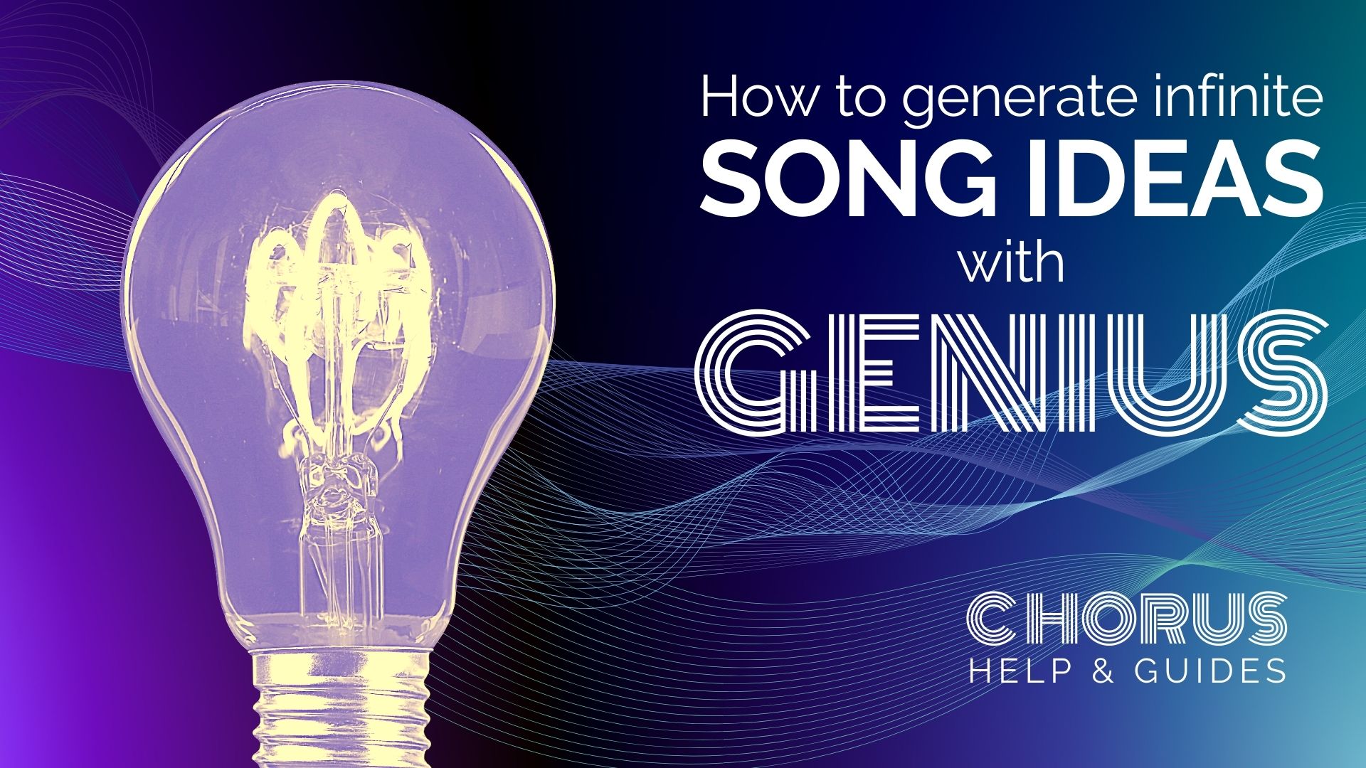 How to generate infinite song ideas in seconds with Chorus - Chorus