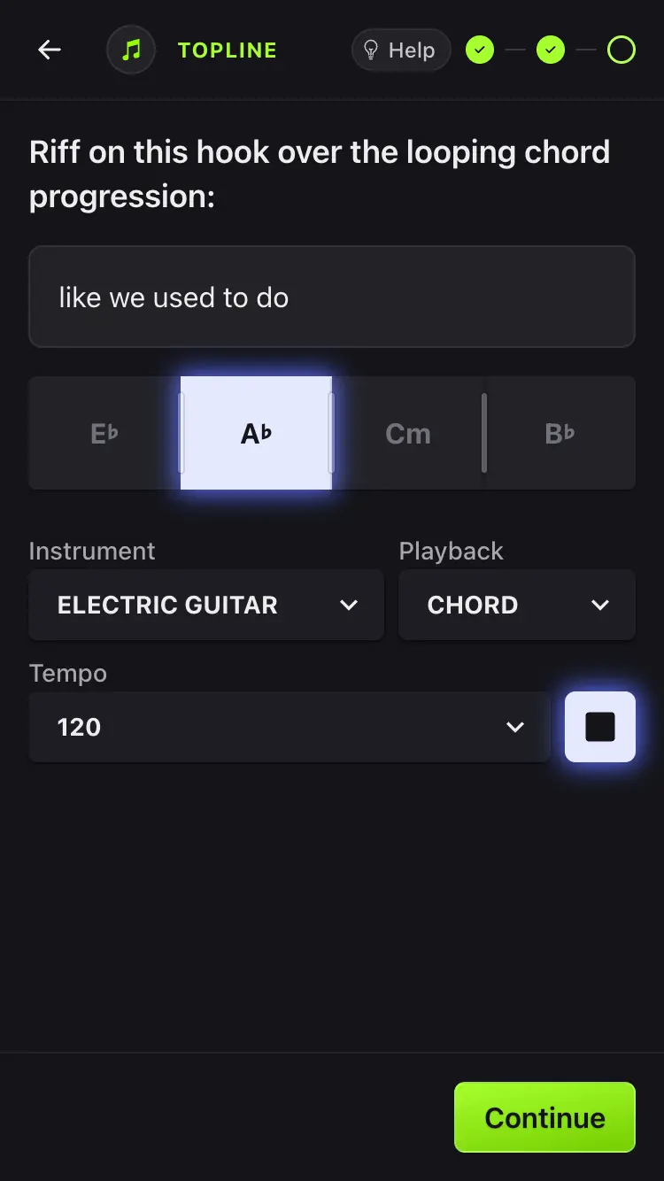 Chorus Songwriting Training