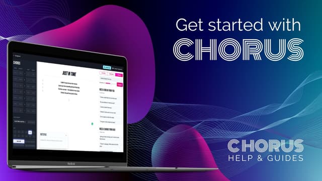 Getting started with Chorus