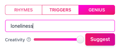 Enter a theme or topic for your song ideas