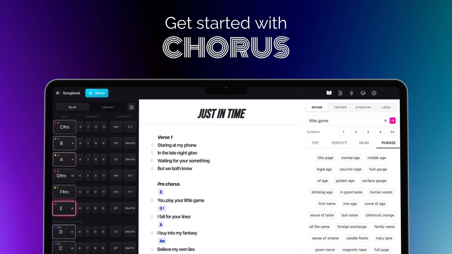 Getting started with Chorus